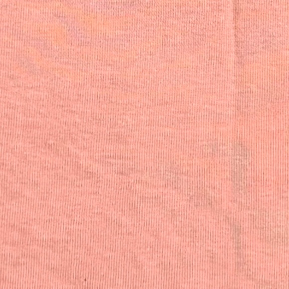 Chaser Strappy Double Vent Back Baby Ribbed Knit Tee Lattice Cutouts Pink Medium - Picture 14 of 16